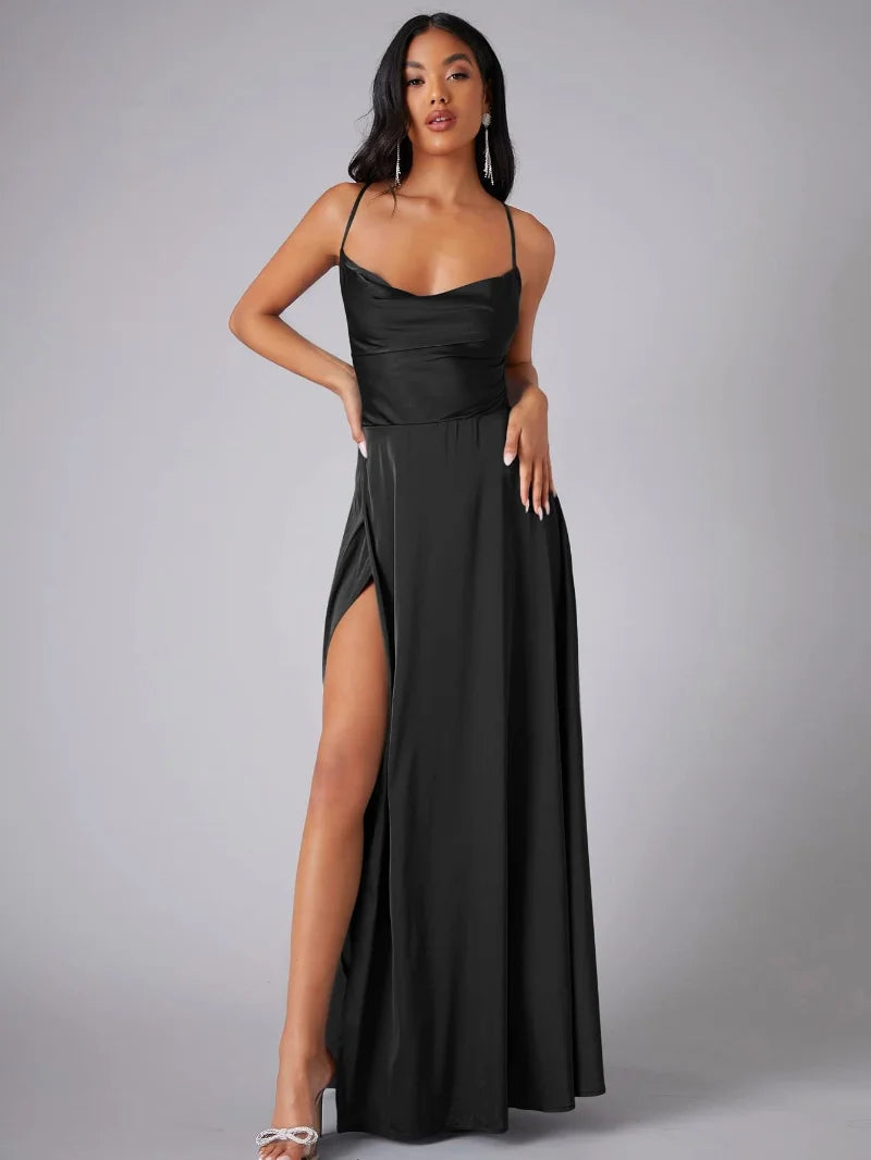Fließendes Maxikleid mit Offenem Rücken | Ideal für Frühling und Sommer