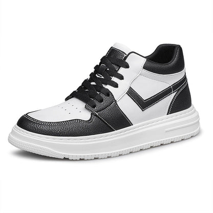 Atmungsaktive Mesh- und Leder-Sneaker Ideal für Frühling und Sommer