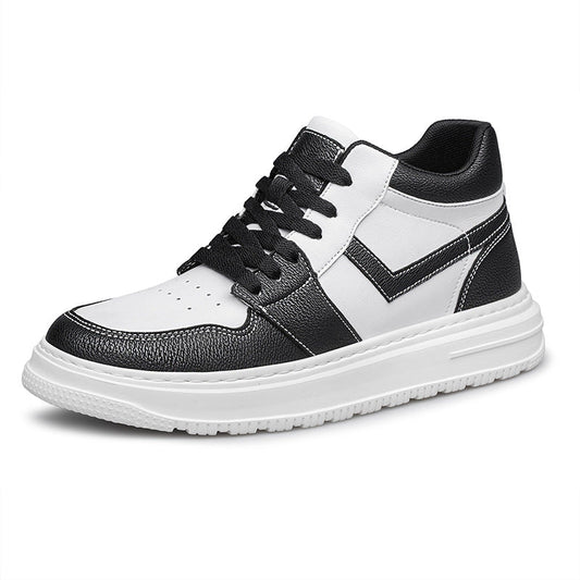 Atmungsaktive Mesh- und Leder-Sneaker Ideal für Frühling und Sommer