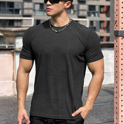 Herren Halb-Tight Fitness T-Shirt Ideal für den Sommer