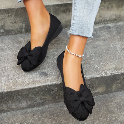 Slip-On Loafer mit Schleife und Rundkappe | Ideal für alle Jahreszeiten