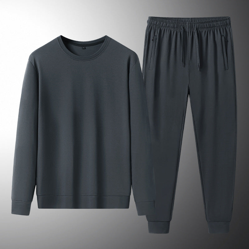Tencel Sports Sweatshirt & Cropped Sweatpants | Ideal für Frühling & Herbst