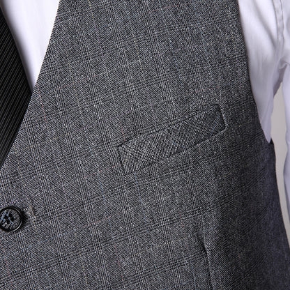 Dreiteiliger Business-Anzug mit Blazer, Weste und Hose | Ideal für Frühling und Herbst