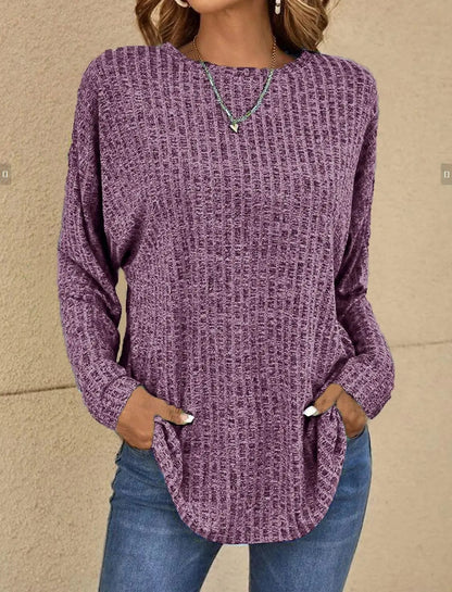 Gestrickte Bluse für Damen | Ideal für Frühling und Herbst