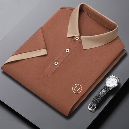Einfarbiges Kurzarm Polo Shirt – Ideal für den Sommer