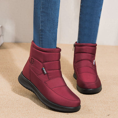 Wasserdichte Rutschfeste Knöchel-Schneestiefel mit Warmem Futter | Ideal für den Winter