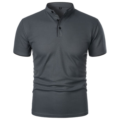 Herren Slim Fit Kurzarm Einfarbiges Top – Ideal für den Sommer