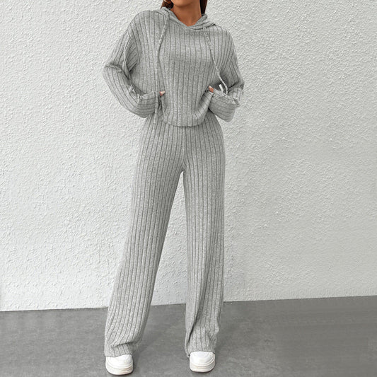 Zweiteiliges Polyester Set mit Kapuze | Ideal für Herbst und Winter