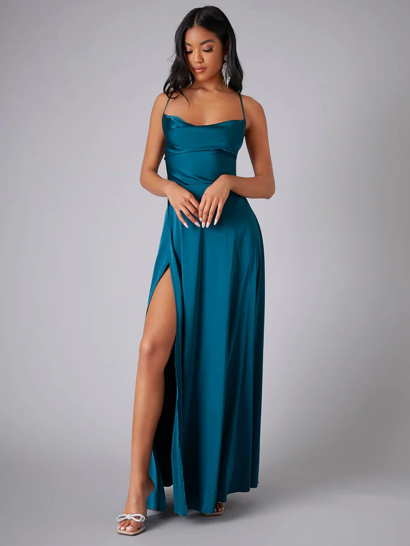 Fließendes Maxikleid mit Offenem Rücken | Ideal für Frühling und Sommer