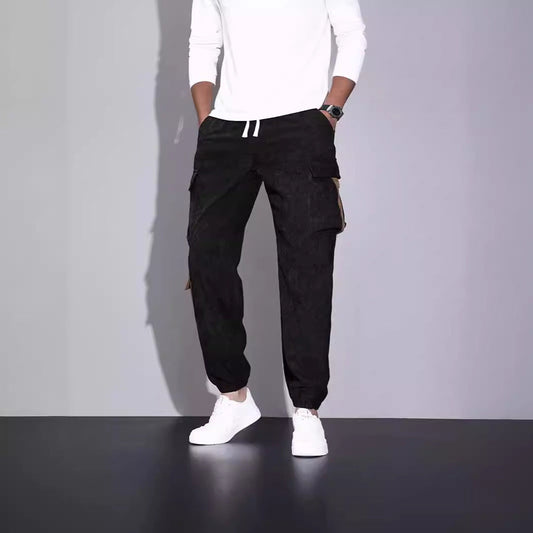Cordhose Latzhose mit Knöchelbindung Ideal für den Herbst