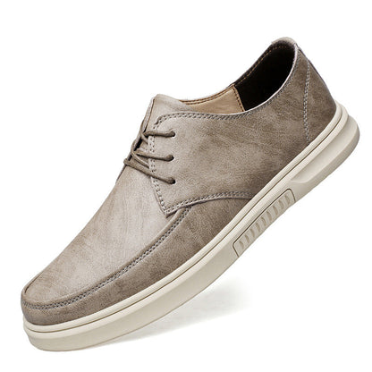 Herren Echtes Leder Schnürschuhe mit Gummisohle | Ideal für alle Jahreszeiten