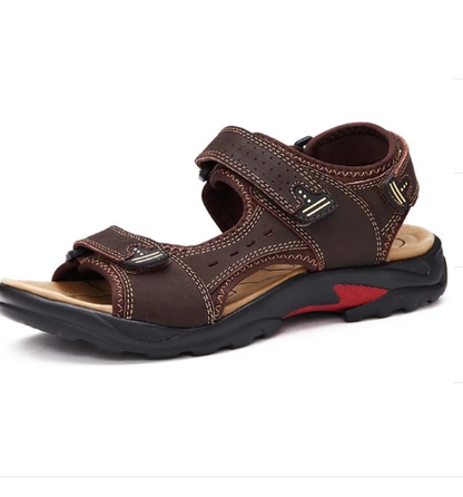Slip-On Sandalen aus Synthetikleder mit flacher Sohle | Ideal für Frühling und Sommer