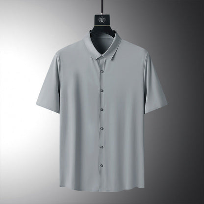 Herren Stretch Kurzarmhemd Ideal für den Sommer