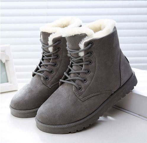 Warme Kurze Schneestiefel Ideal für den Winter