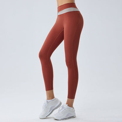Damen V-förmig Kontrastfarbene Figurformende Jogginghose I Ideal für alle Jahreszeiten