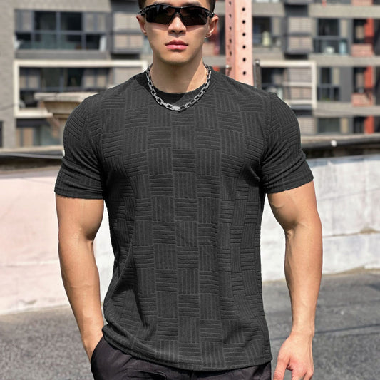 Herren Halb-Tight Fitness T-Shirt Ideal für den Sommer