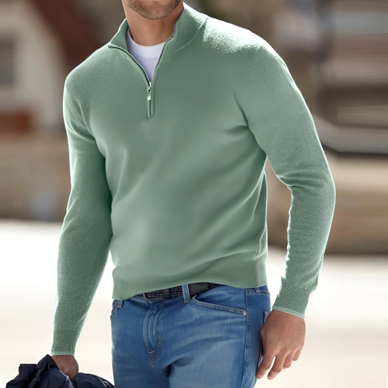 Weicher Strickpullover für Herren | Ideal für Herbst und Winter