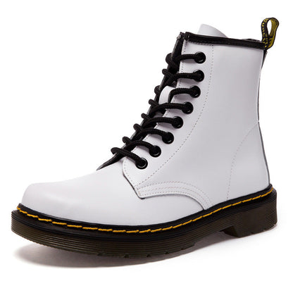 Leder Martin Stiefel mit Strapazierfähiger Sohle | Ideal für Herbst und Winter