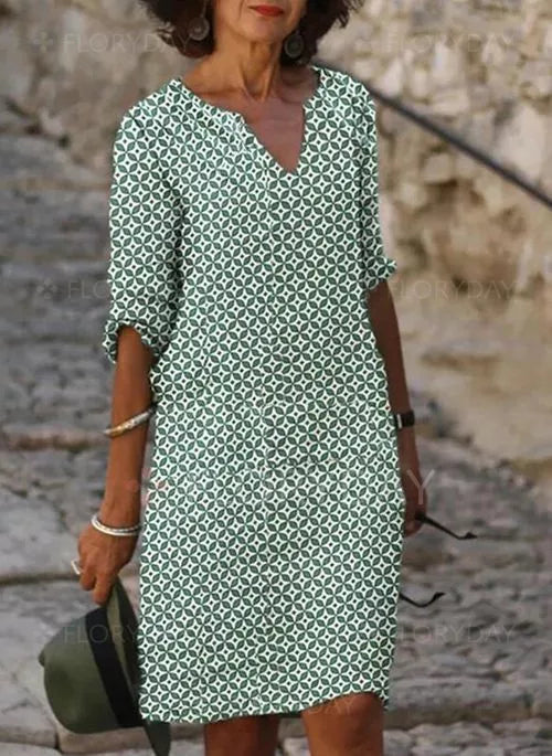 Lockeres Kleid mit Luftigem Schnitt aus Leichtem Stoff I Ideal für Sommer