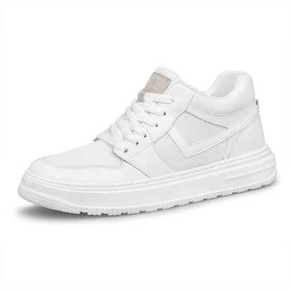 Atmungsaktive Mesh- und Leder-Sneaker Ideal für Frühling und Sommer