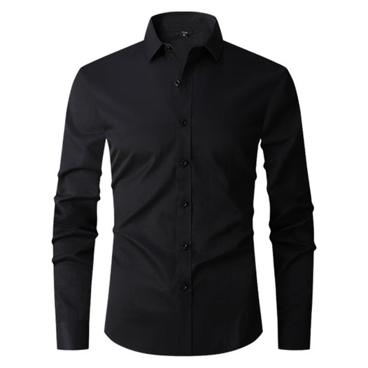 Herren Slim-Fit Langarmhemd Ideal für Frühling und Herbst