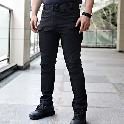 Herren Schnell Trocknende Stretchhose mit Taschen I Ideal für den Sommer