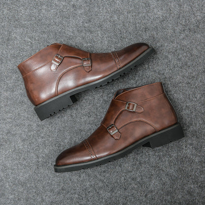 High-Top Spitzleder Outdoor Boots | Ideal für alle Jahreszeiten