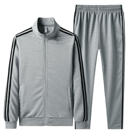 Herren-Trainingsanzug mit Reißverschluss-Cardigan | Ideal für Frühling und Herbst