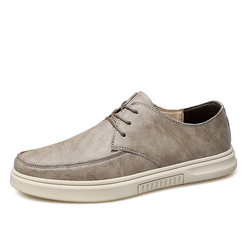 Herren Echtes Leder Schnürschuhe mit Gummisohle | Ideal für alle Jahreszeiten