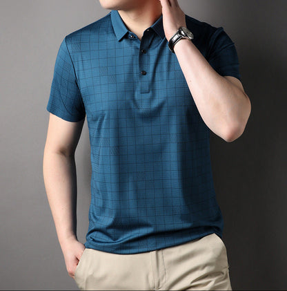 Herren Kurzarm T-Shirt aus Dünner Eisseide | Ideal für den Sommer