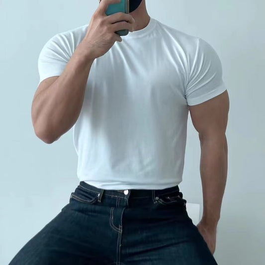 Herren Slim Fit Schnell-Trocknendes Kurzarm T-Shirt – Ideal für den Sommer