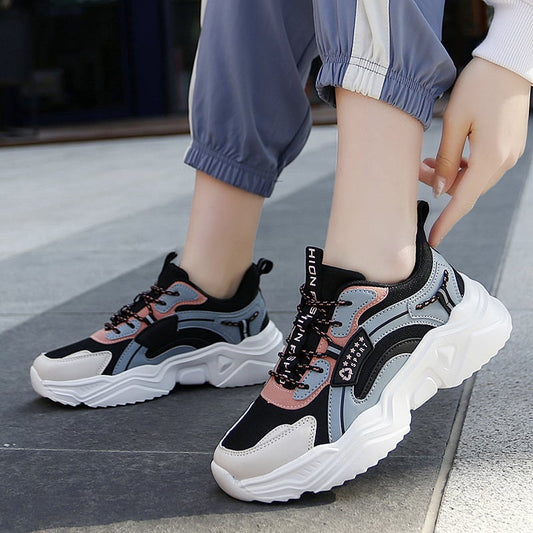 Sportschuhe aus Mesh mit Dicker Sohle | Ideal für Frühling und Sommer