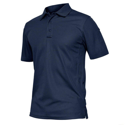 Herren Kurzarm Polo-Shirt mit Revers Ideal für Sommer