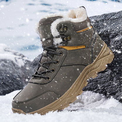 Isolierte Leder Outdoor-Reiseboots Ideal für den Winter