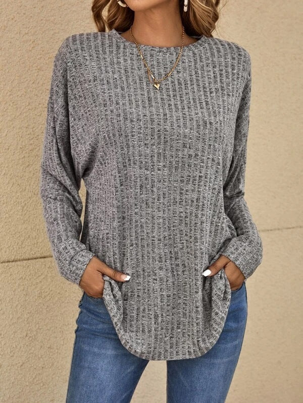 Gestrickte Bluse für Damen | Ideal für Frühling und Herbst