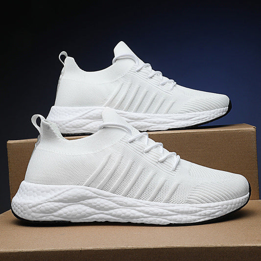 Atmungsaktive Mid-Top Mesh-Sneaker mit Plateausohle | Ideal für alle Jahreszeiten
