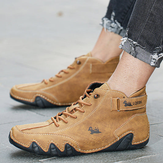 Rutschfeste Barfußschuhe mit Atmungsaktivem Leder Ideal für Frühling und Herbst
