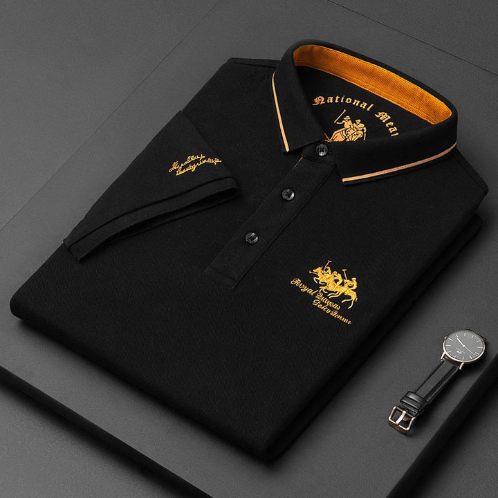 Herren Kurzarm Polo Hemd mit Atmungsaktivem Stoff Ideal für den Sommer