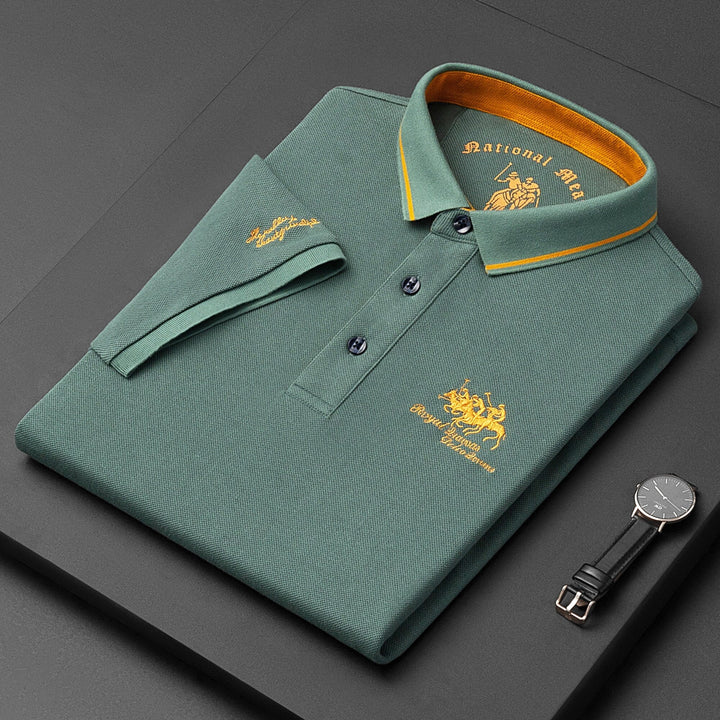 Herren Kurzarm Polo Hemd mit Atmungsaktivem Stoff Ideal für den Sommer