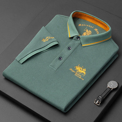 Herren Kurzarm Polo Hemd mit Atmungsaktivem Stoff Ideal für den Sommer