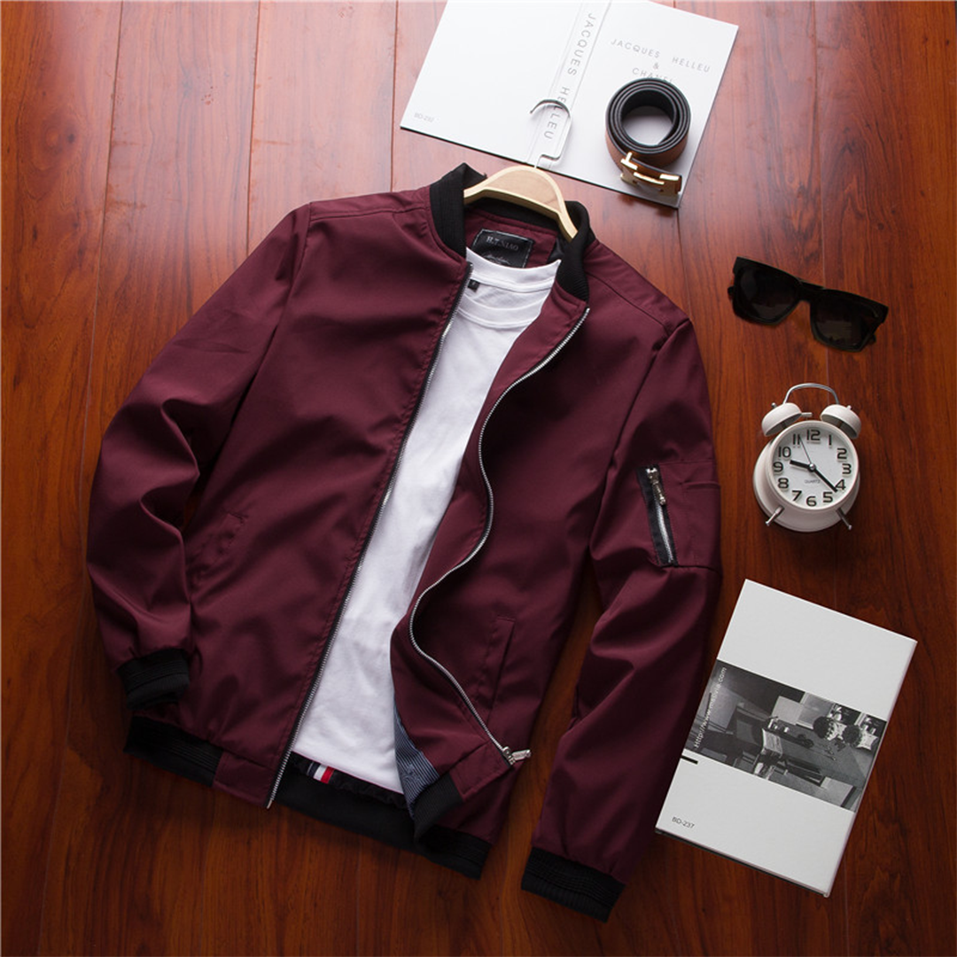 Leichte Sommerjacke für Männer Ideal für Frühling und Sommer