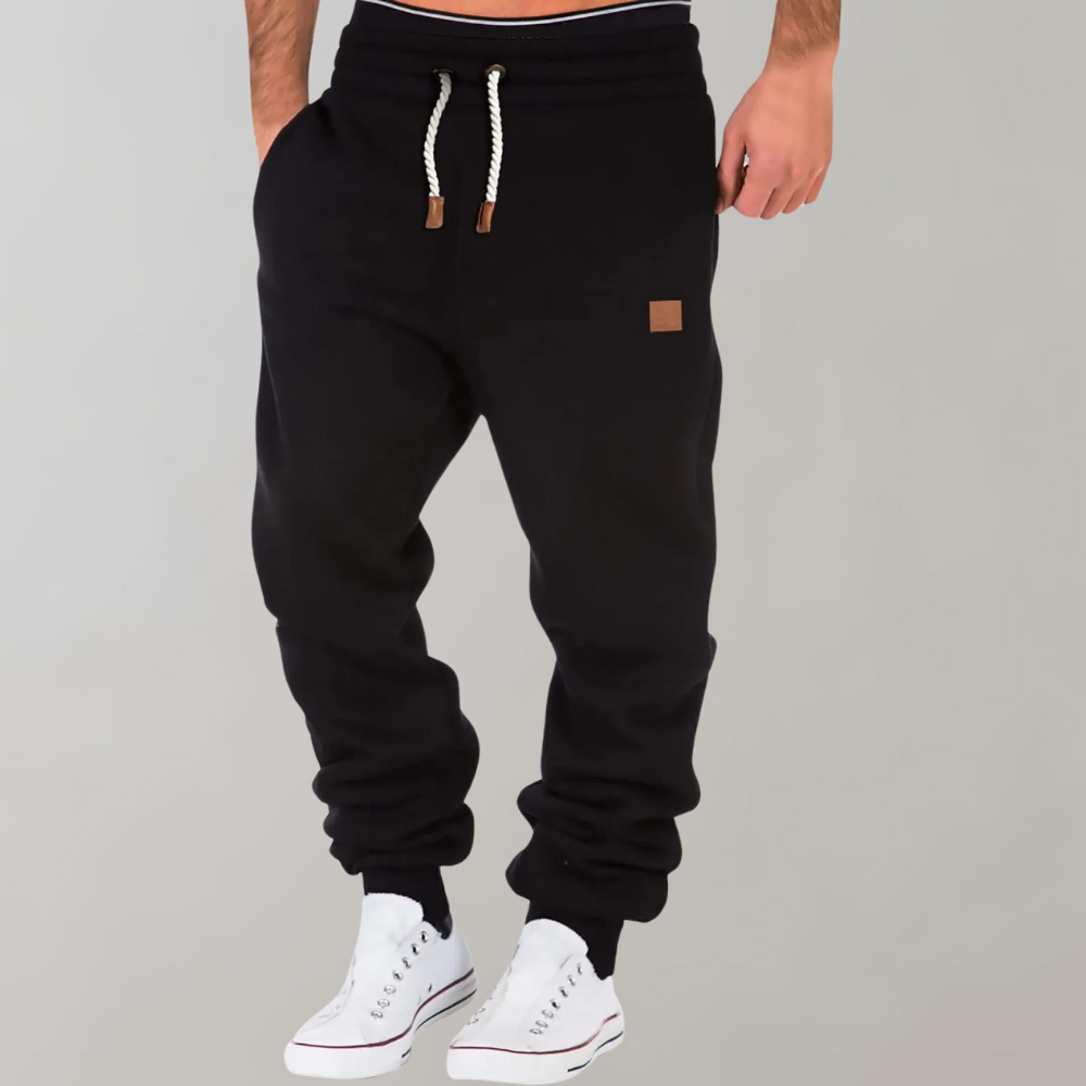 Herren Baggy Jogginghose mit verstellbarem Bund | Ideal für Frühling und Herbst