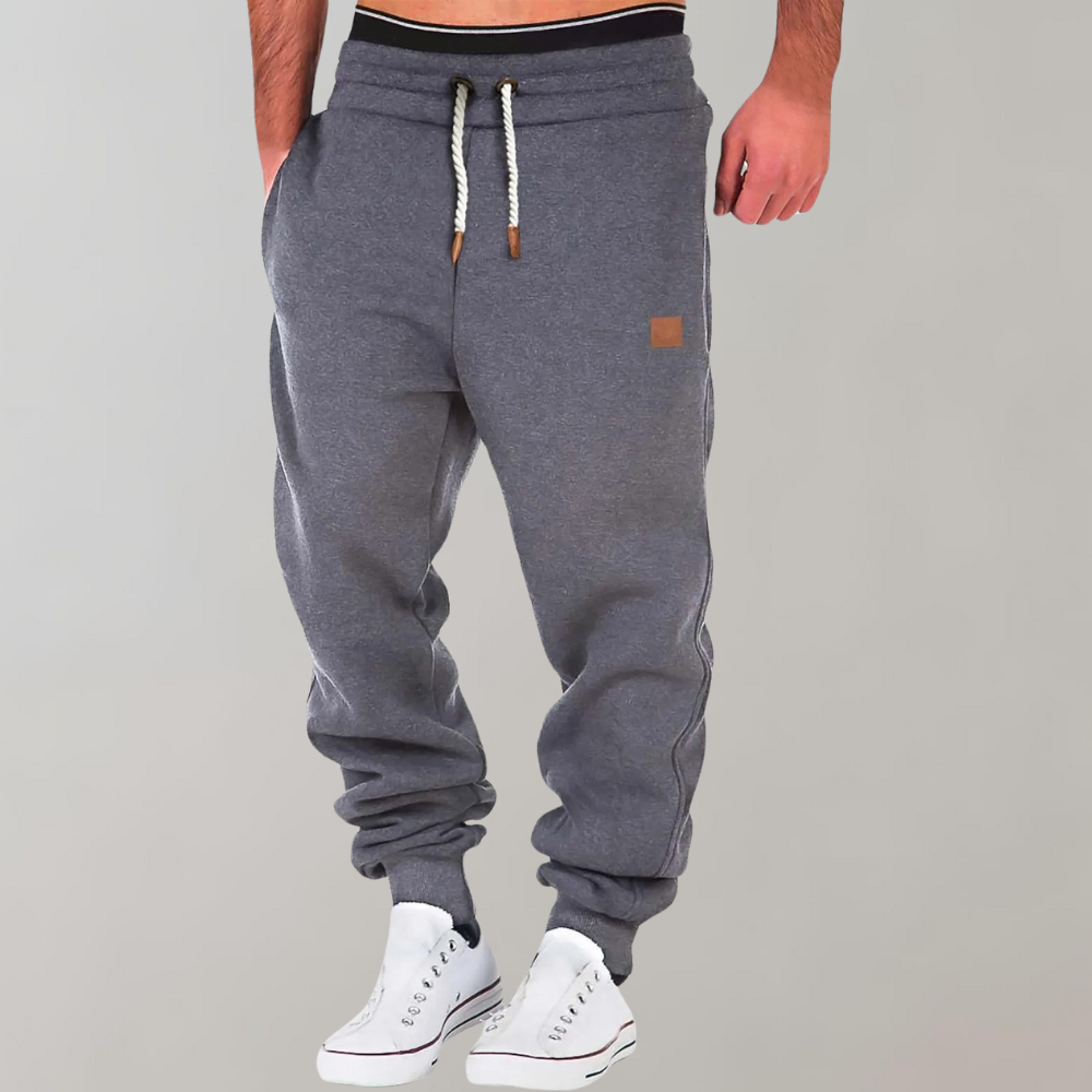 Herren Baggy Jogginghose mit verstellbarem Bund | Ideal für Frühling und Herbst