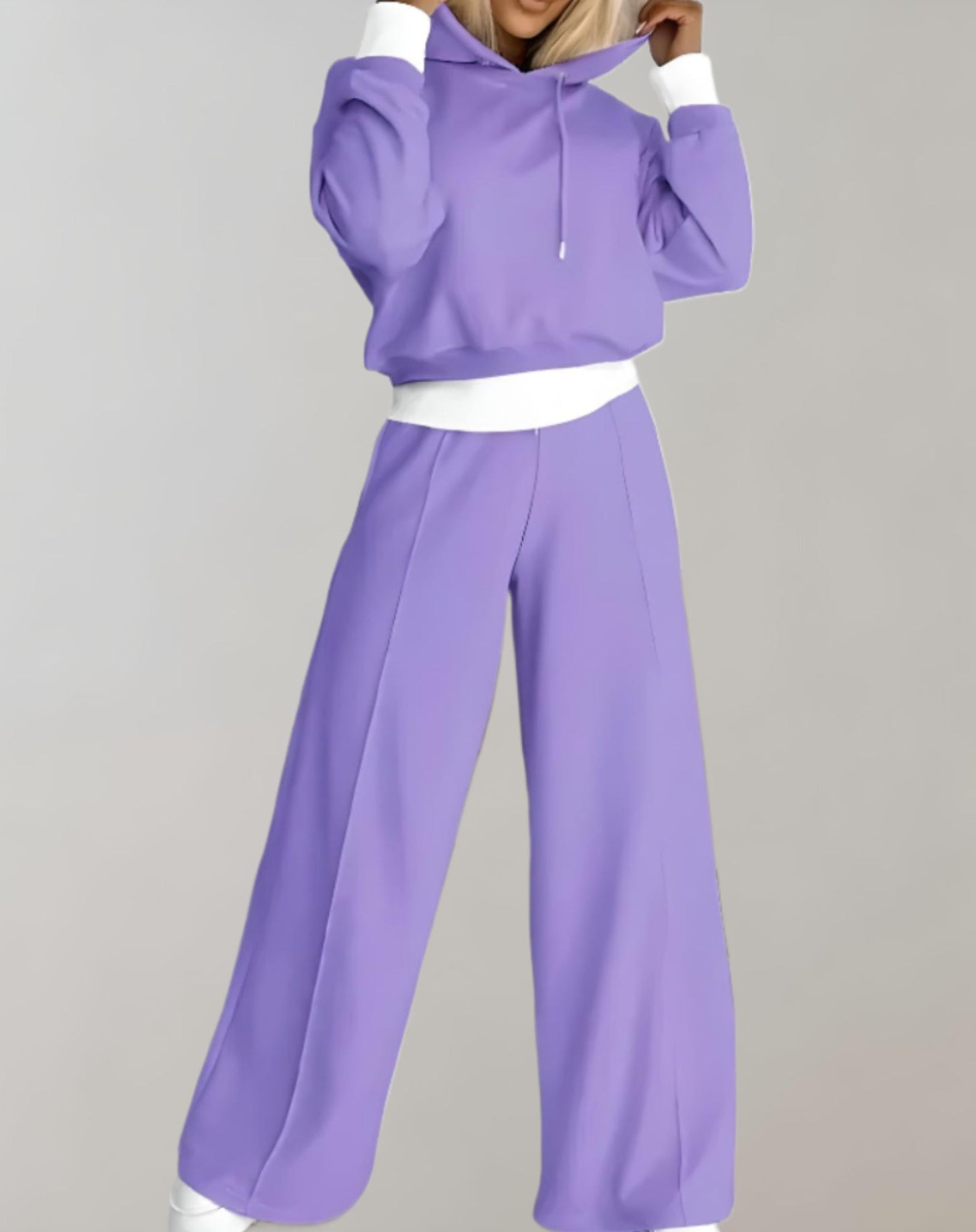 Elegantes Zweiteiler-Outfit mit figurbetonter Hose | Ideal für Frühling und Herbst