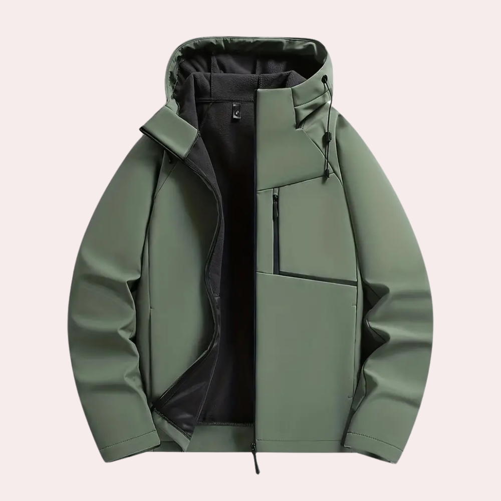Corduroy-Jacke mit warmer Fütterung, ideal für den Winter