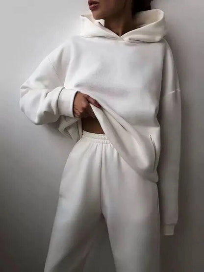 Warmes Hoodie- und Jogginghosen-Set für Damen | Ideal für den Winter