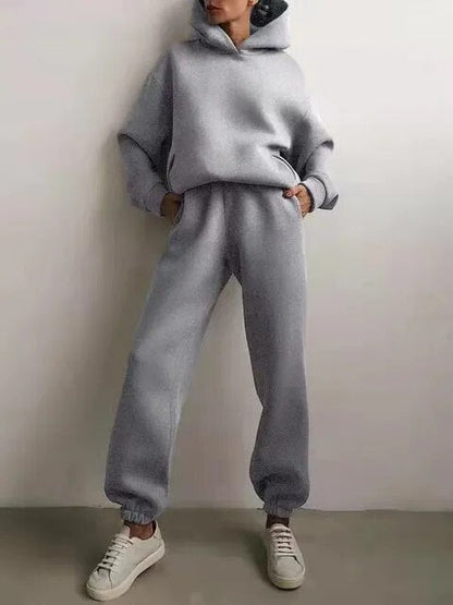 Warmes Hoodie- und Jogginghosen-Set für Damen | Ideal für den Winter