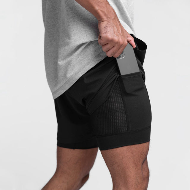 Atmungsaktive Fitness-Shorts mit Elastischem Futter | Ideal Für Frühling und Sommer
