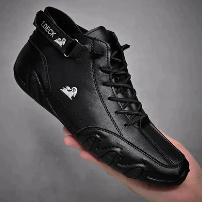 Rutschfeste Barfußschuhe mit Atmungsaktivem Leder Ideal für Frühling und Herbst