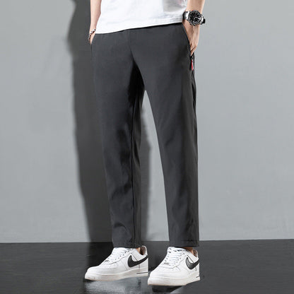 Herren Locker Geschnittene Gerade Ice-Silk-Hose | Ideal für den Sommer